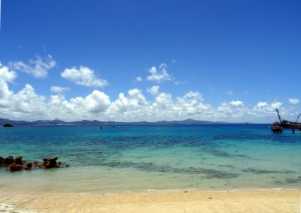 名護市安和のビーチ